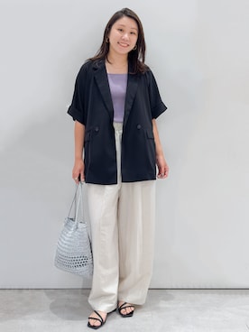 yuka.aさん（レディース・159cm）の夏コーディネート