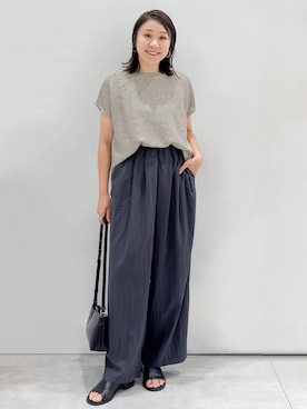 「OPAQUE.CLIP（オペークドットクリップ）のアイテム」を使った、yuka.aさん（レディース・159cm）の夏コーディネート