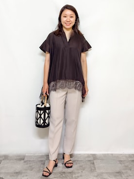 yuka.aさん（レディース・159cm）の夏コーディネート