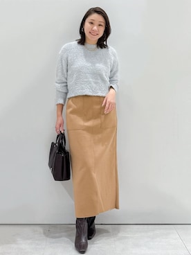 yuka.aさん（レディース・159cm）の冬コーディネート