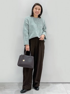 yuka.aさん(レディース・159cm)の冬コーディネート