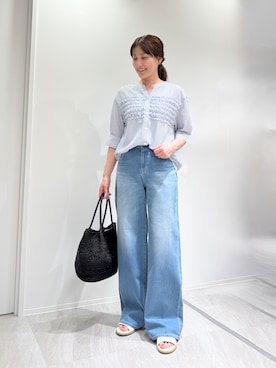「UNTITLED（アンタイトル）のアイテム」を使った、rieさん（レディース・158cm）の夏コーディネート