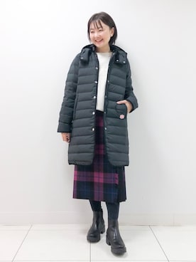 「Vincent et Mireille（バンソンエミレイユ）のアイテム」を使った、nakajoさん（レディース・155cm）の秋コーディネート