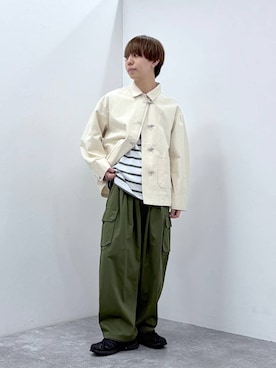 「SALOMON（サロモン）の【SALOMON/サロモン】XA PRO 3D V9G/スニーカー（Sneakers、ブラック系）」を使った、omu0324さん（メンズ）の春コーディネート