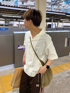 「RAGEBLUE（レイジブルー）のStainless Assort Chain Neckless / ステンレスアソートチェーンネックレス（ネックレス、その他）」を使った、omu0324さん（メンズ）の夏コーディネート