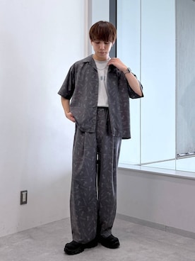 「Disney（ディズニー）のアイテム」を使った、omu0324さん（メンズ・173cm）の夏コーディネート