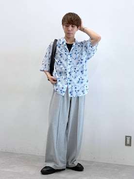 「RAGEBLUE（レイジブルー）のStainless Assort Chain Neckless / ステンレスアソートチェーンネックレス（ネックレス、その他）」を使った、omu0324さん（メンズ）の夏コーディネート