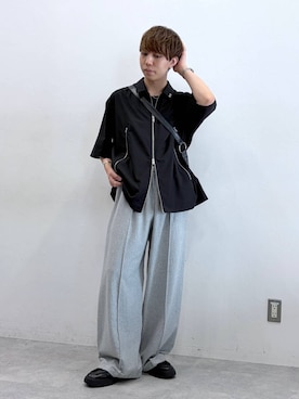 「RAGEBLUE（レイジブルー）のStainless Assort Chain Neckless / ステンレスアソートチェーンネックレス（ネックレス、その他）」を使った、omu0324さん（メンズ）の夏コーディネート