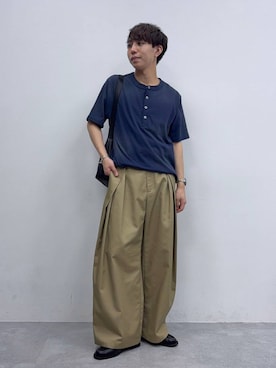 「RAGEBLUE（レイジブルー）のアイテム（アクセサリー）」を使った、omu0324さん（メンズ・173cm）の夏コーディネート