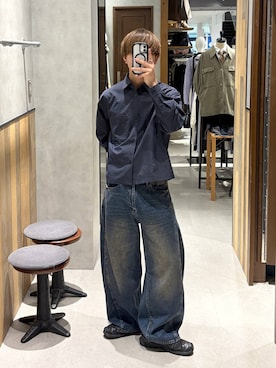 「SALOMON（サロモン）の【SALOMON/サロモン】XA PRO 3D V9G/スニーカー（Sneakers、ブラック系）」を使った、omu0324さん（メンズ）の春コーディネート
