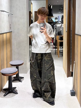 「RAGEBLUE（レイジブルー）のStainless Assort Chain Neckless / ステンレスアソートチェーンネックレス（ネックレス、その他）」を使った、omu0324さん（メンズ）の夏コーディネート