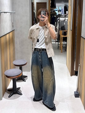 「RAGEBLUE（レイジブルー）のStainless Assort Chain Neckless / ステンレスアソートチェーンネックレス（ネックレス、その他）」を使った、omu0324さん（メンズ）の夏コーディネート