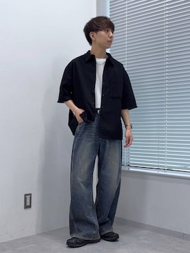 「RAGEBLUE（レイジブルー）のアイテム（アクセサリー）」を使った、omu0324さん（メンズ・173cm）の夏コーディネート