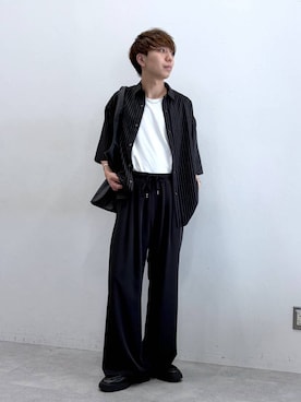 「RAGEBLUE（レイジブルー）のStainless Assort Chain Neckless / ステンレスアソートチェーンネックレス（ネックレス、その他）」を使った、omu0324さん（メンズ）の夏コーディネート