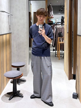 「RAGEBLUE（レイジブルー）のStainless Assort Chain Neckless / ステンレスアソートチェーンネックレス（ネックレス、その他）」を使った、omu0324さん（メンズ）の夏コーディネート