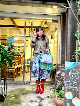 「PLST（プラステ）のアイテム」を使った、teatea13さん（レディース・164cm）の春コーディネート