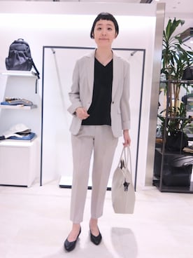 「UNTITLED（アンタイトル）のアイテム」を使った、まちこさん（レディース・169cm）の夏コーディネート