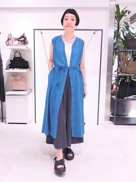 まちこさん(レディース・169cm)の夏コーディネート