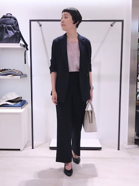 「UNTITLED（アンタイトル）のアイテム」を使った、まちこさん（レディース・169cm）の夏コーディネート