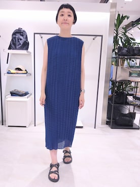 「UNTITLED（アンタイトル）のアイテム」を使った、まちこさん（レディース・169cm）の夏コーディネート