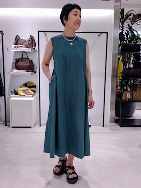 「UNTITLED（アンタイトル）のアイテム」を使った、まちこさん（レディース・169cm）の夏コーディネート