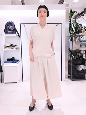 「UNTITLED（アンタイトル）のアイテム」を使った、まちこさん（レディース・169cm）の夏コーディネート