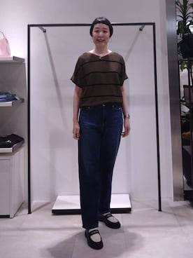 「Rubyrivet（ルビーリベット）のアイテム（アクセサリー）」を使った、まちこさん（レディース・169cm）の春コーディネート