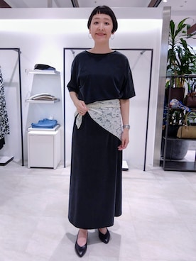 「UNTITLED（アンタイトル）のアイテム」を使った、まちこさん（レディース・169cm）の夏コーディネート