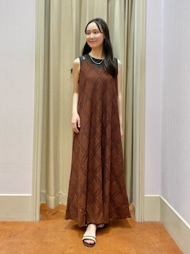 「grove（グローブ）のアイテム」を使った、あい梨さん（レディース・157cm）の春コーディネート