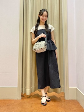 「grove（グローブ）のアイテム」を使った、あい梨さん（レディース・157cm）の夏コーディネート