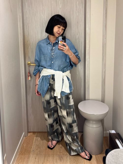 《さらりと上品/華奢見え》【JAPAN MADE】和紙鹿子2WAYニット