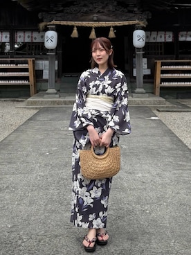 「SHE HER HER HERS（シーハーハーハーズ）のアイテム」を使った、SHE HER HER HERSさん（レディース・156cm）の夏コーディネート