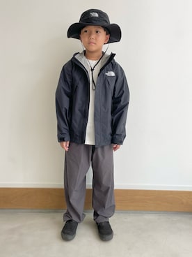 「キャンプ」｜「アイテム（ブルゾン）」を使った、ayatakeさん（キッズ・120cm）の秋コーディネート