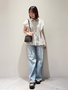 「OPAQUE.CLIP（オペークドットクリップ）のアイテム（サンダル）」を使った、haru0o74さん（レディース・155cm）の夏コーディネート