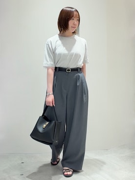 「OPAQUE.CLIP（オペークドットクリップ）のアイテム（サンダル）」を使った、haru0o74さん（レディース・154cm）の夏コーディネート