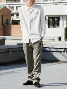 「Gramicci（グラミチ）のアイテム」を使った、koushiroさん（メンズ・176cm）の冬コーディネート