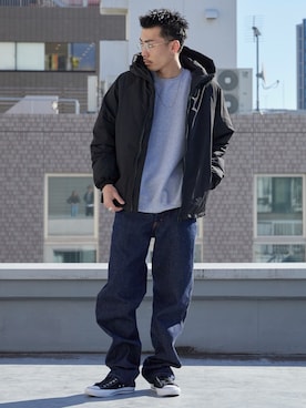 「Theater code（シアターコード）のアイテム」を使った、koushiroさん（メンズ・176cm）の冬コーディネート