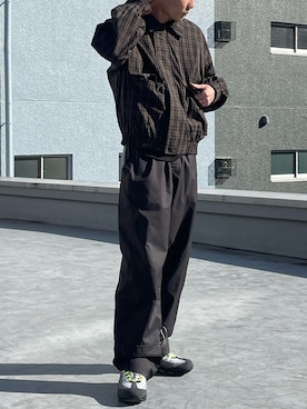 「ALL RUNS（オールランズ）のアイテム」を使った、koushiroさん（メンズ・176cm）の冬コーディネート