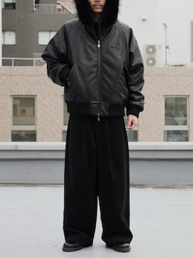 「SUPPLIER（サプライヤー）のアイテム」を使った、koushiroさん（メンズ・176cm）の冬コーディネート