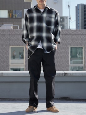 「HTC（エイチティーシー）のアイテム」を使った、koushiroさん（メンズ・176cm）の冬コーディネート