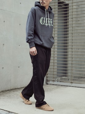 「CALEE（キャリー）のアイテム」を使った、koushiroさん（メンズ・176cm）の冬コーディネート