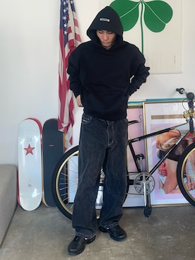 「FOG ESSENTIALS（エフオージーエッセンシャルズ）のアイテム」を使った、koushiroさん（メンズ・176cm）の冬コーディネート