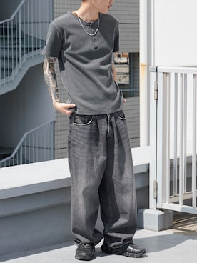 「ROOPTOKYO（ループトウキョウ）のアイテム」を使った、koushiroさん（メンズ・176cm）の春コーディネート