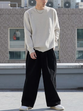 「Theater code（シアターコード）のアイテム」を使った、koushiroさん（メンズ・176cm）の冬コーディネート