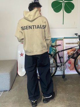 「FOG ESSENTIALS（エフオージーエッセンシャルズ）のアイテム」を使った、koushiroさん（メンズ・176cm）の冬コーディネート