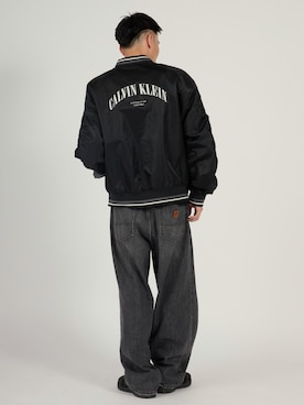 「Calvin Klein（カルバン・クライン）のアイテム」を使った、koushiroさん（メンズ・176cm）の春コーディネート