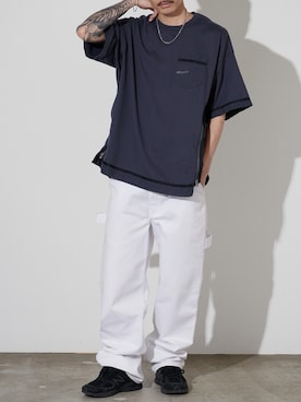 「FACETASM（ファセッタズム）のアイテム」を使った、koushiroさん（メンズ・176cm）の春コーディネート