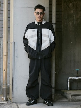 「アイテム（ナイロンジャケット）」を使った、koushiroさん（メンズ・176cm）の冬コーディネート