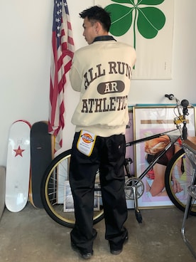 「ALL RUNS（オールランズ）のアイテム」を使った、koushiroさん（メンズ・176cm）の冬コーディネート