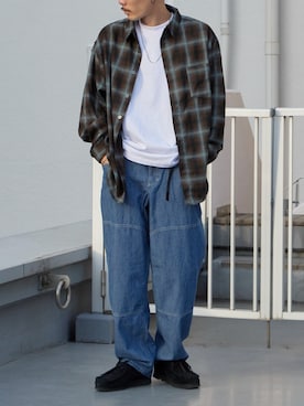 「ALL RUNS（オールランズ）のアイテム」を使った、koushiroさん（メンズ・176cm）の冬コーディネート